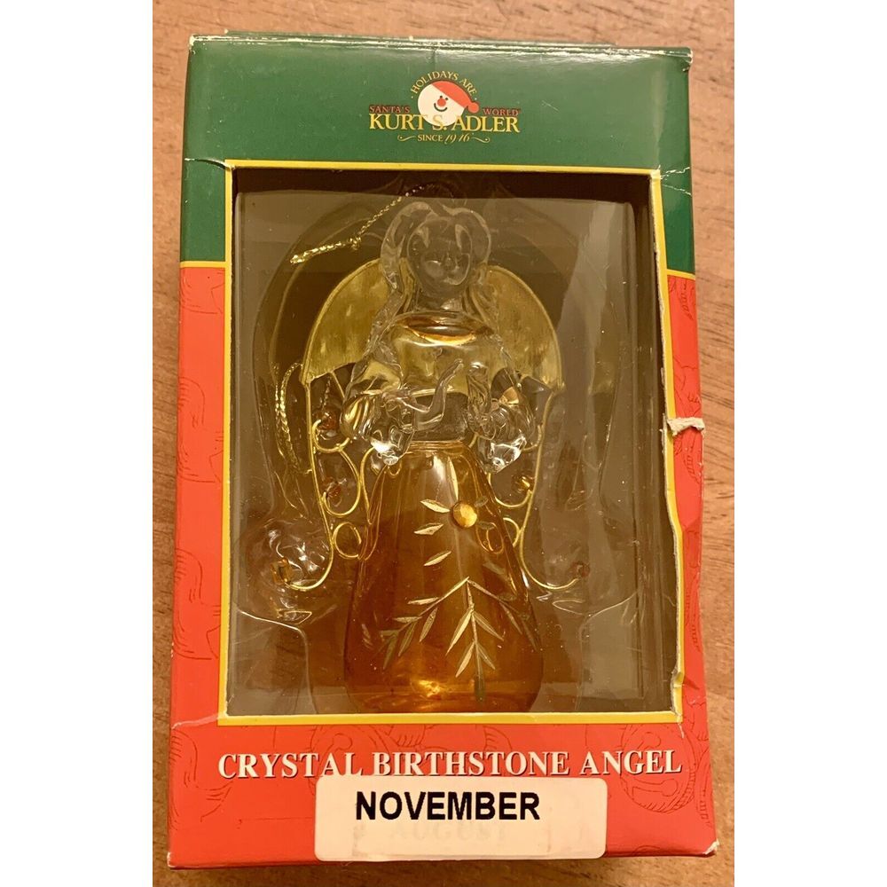 Kurt Adler‎ Crystal Birthstone Angel November H0403